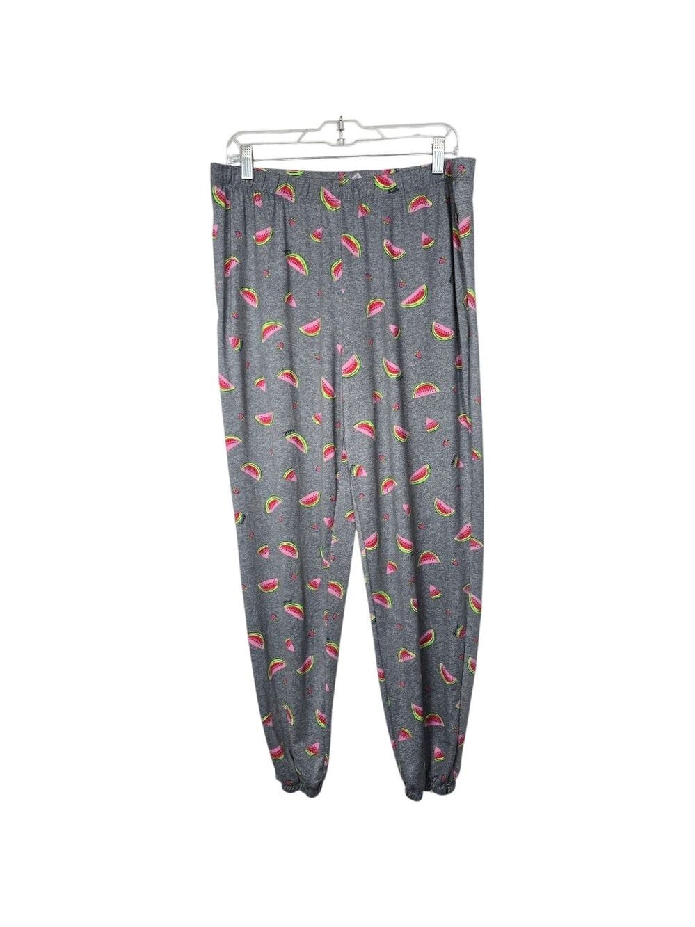 Gray Watermelon Pajama Lightweight Pants L